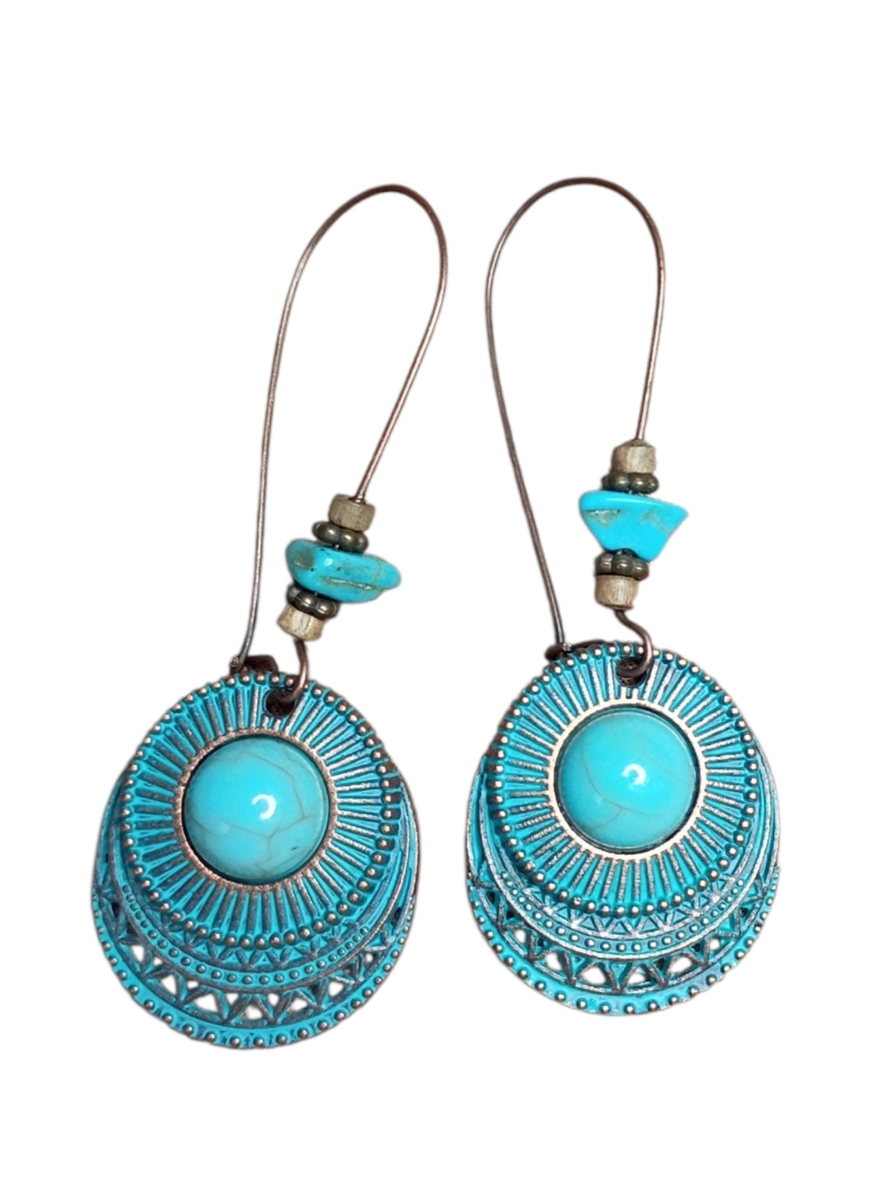 Set Of 2 Boho Dangle Earrings - Picture 4 of 6